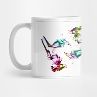 Unique and organic Smoke Art Abstract design Mug